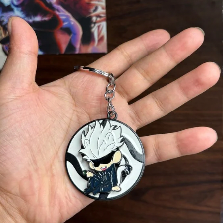 Jujutsu Kaisen Gojo Satoru Chibi Enamel Keychain – Infinite Style